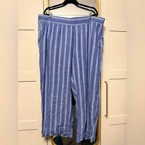 Old Navy Wide Leg Linen Blend Pant